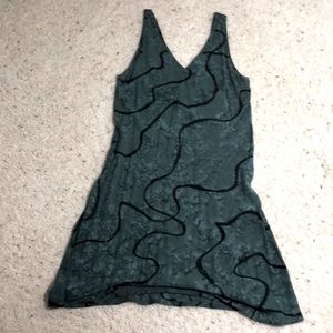 SZ 1 (Juniors) Artwear Sundress Black &Dark Teal